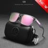 New KDEAM Brand High Quality Men Square Sunglasses Colors Sports Polarized Sun Glasses Reflective Coating Mirrored Lens