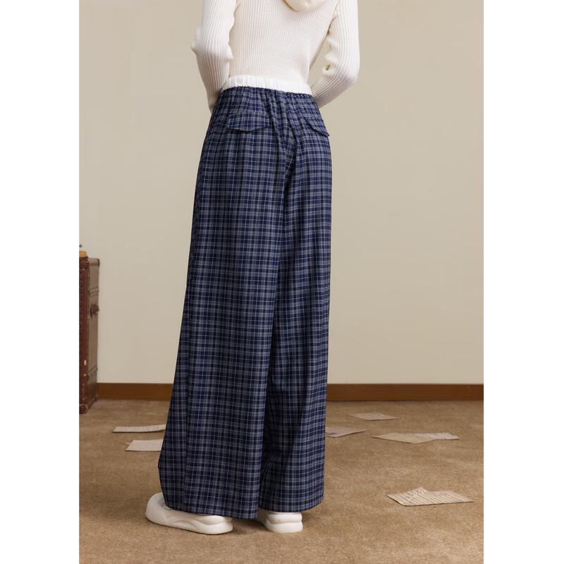 ZIHAN Women's Loose Straight Wide-Leg Commuter Pants