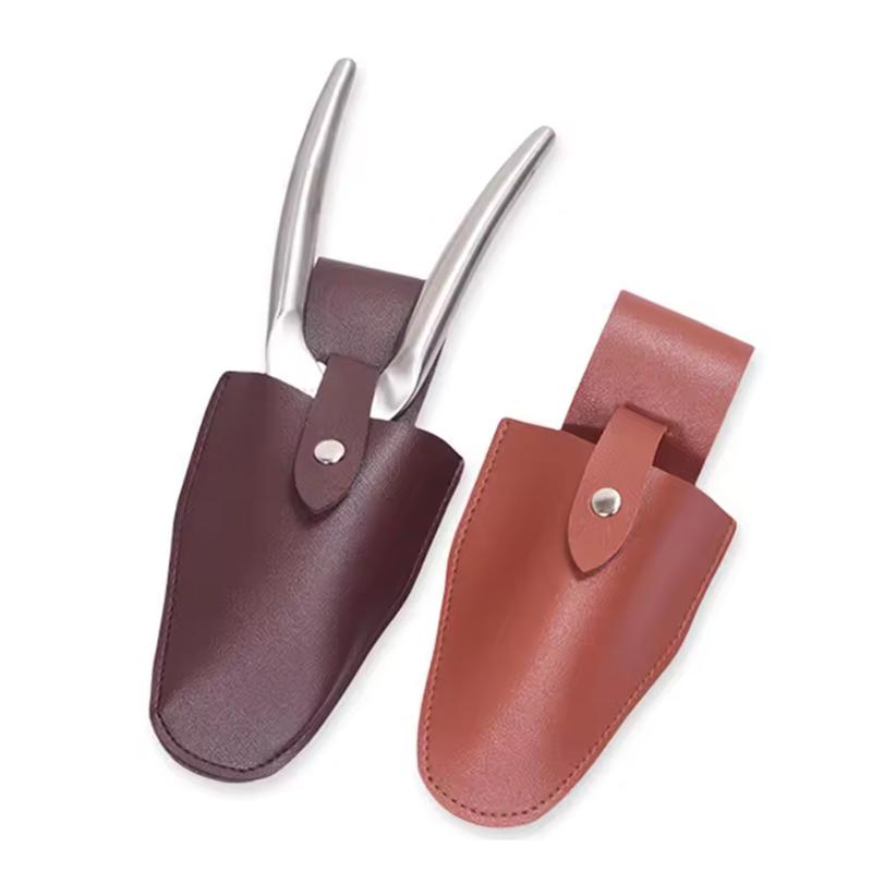 Pruning Scissors PU Leather Storage Pouch Protective Cover With Belt Clip Gardening Trimming Tool Holder Waist Carry Organizer