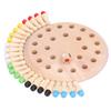 Wooden Memory Matchstick Chess Game Funny Interaction Early Education Block Board Game for Boys