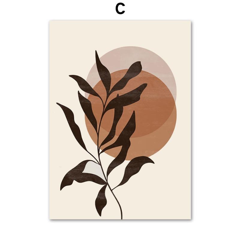 

Бохо Солнце Луна Лист Радуга Геометрия Пейзаж Настенное Искусство Холст Живопись Абстрактные Постеры и Принты Картина для Декора Гостиной 21cm×30cm NoFrame