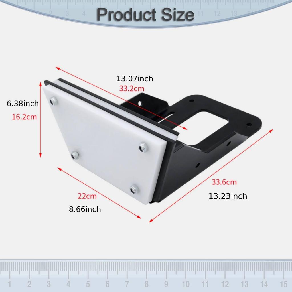 Mount Steel Acrylic Kayak Outboard Motor Bracket Easy Install Heavy Duty Base Suitable for