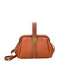Bag Women's 2024 Autumn and Winter New Fashion Lock Portable Clip Shell Bag Versatile Shoulder Messenger Bag