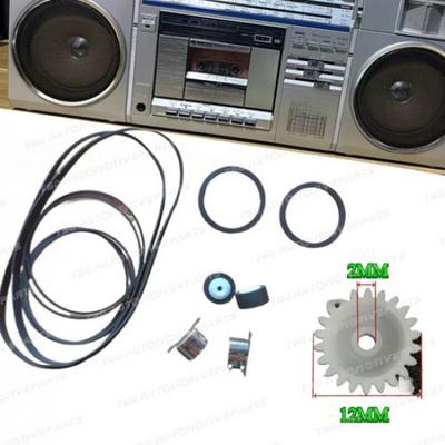 Idle Wheel Pinch Roller Rubber Tape Drive Belt for Sharp GF-7500 GF7500 Cassette