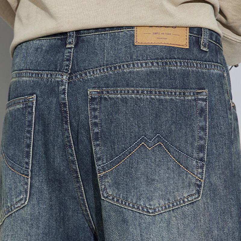 PLAYBOY Men's Loose Straight Jeans