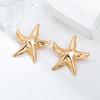 Exaggerated Starfish Alloy Earrings: Summer Ocean Style for Women