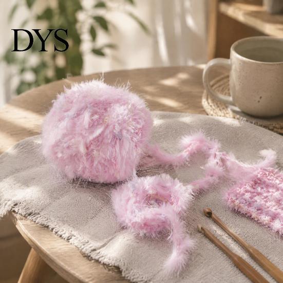 Filato Finto Mohair 33M Filato Misto Pelliccia, Morbido Peluche per Uncinetto Maglia Maglieria, Maglione Fai-da-Te Sciarpa Cappello Tessitura Artigianato Colorato Principianti Setoso Misto