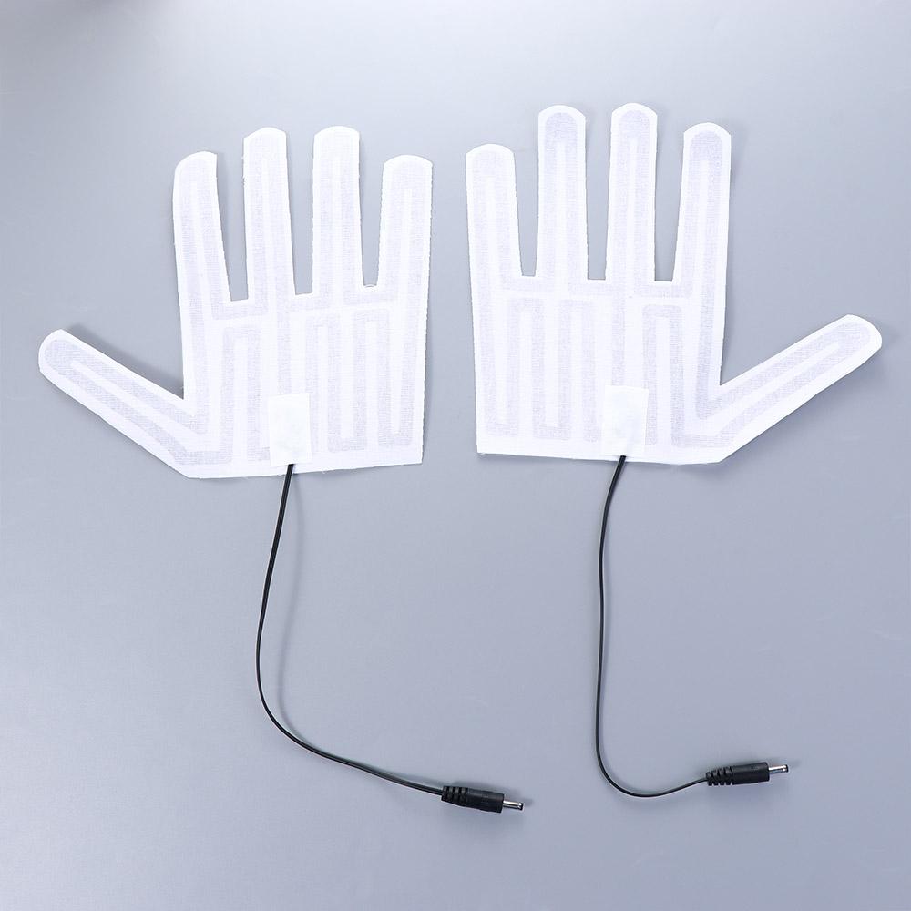 5V Five-Finger Gloves Winter Skiing USB Heated Gloves Pad Electric Heating Film Glove Heating Sheet Gloves Heating Pad