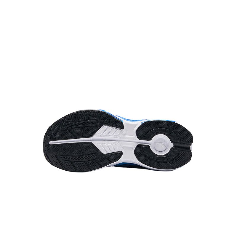 Anta Comfortable Versatile Shock Absorbing Durable Low Top Kids Running Shoes Kids Sneaker Black Blue 312429906-2