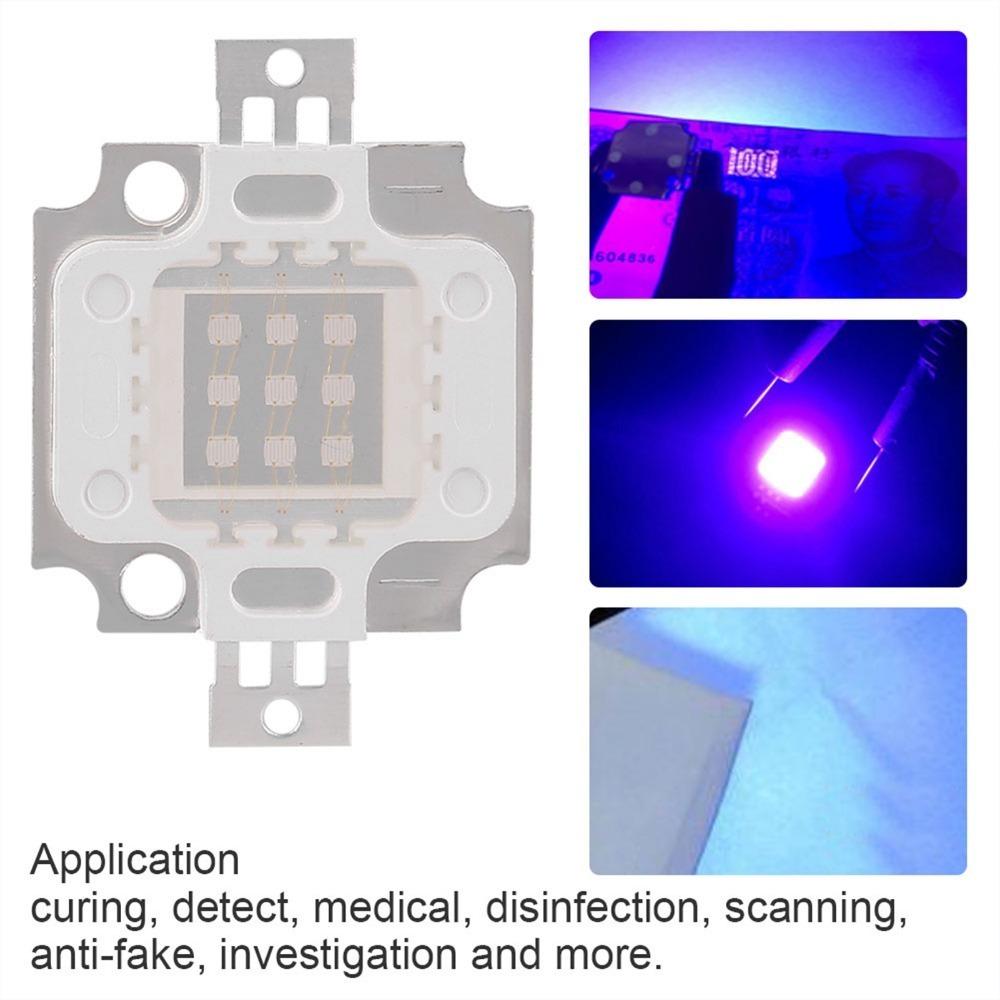 900-1000mA COB LED Module 395-400nm Ultraviolet Light Emitter Flexible LED Chip Ultraviolet Curing