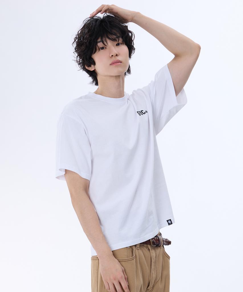 GHOST REPUBLIC Grbc Small Embroidered Oversized Short Sleeve T-Shirt 2 Colors Gt-341
