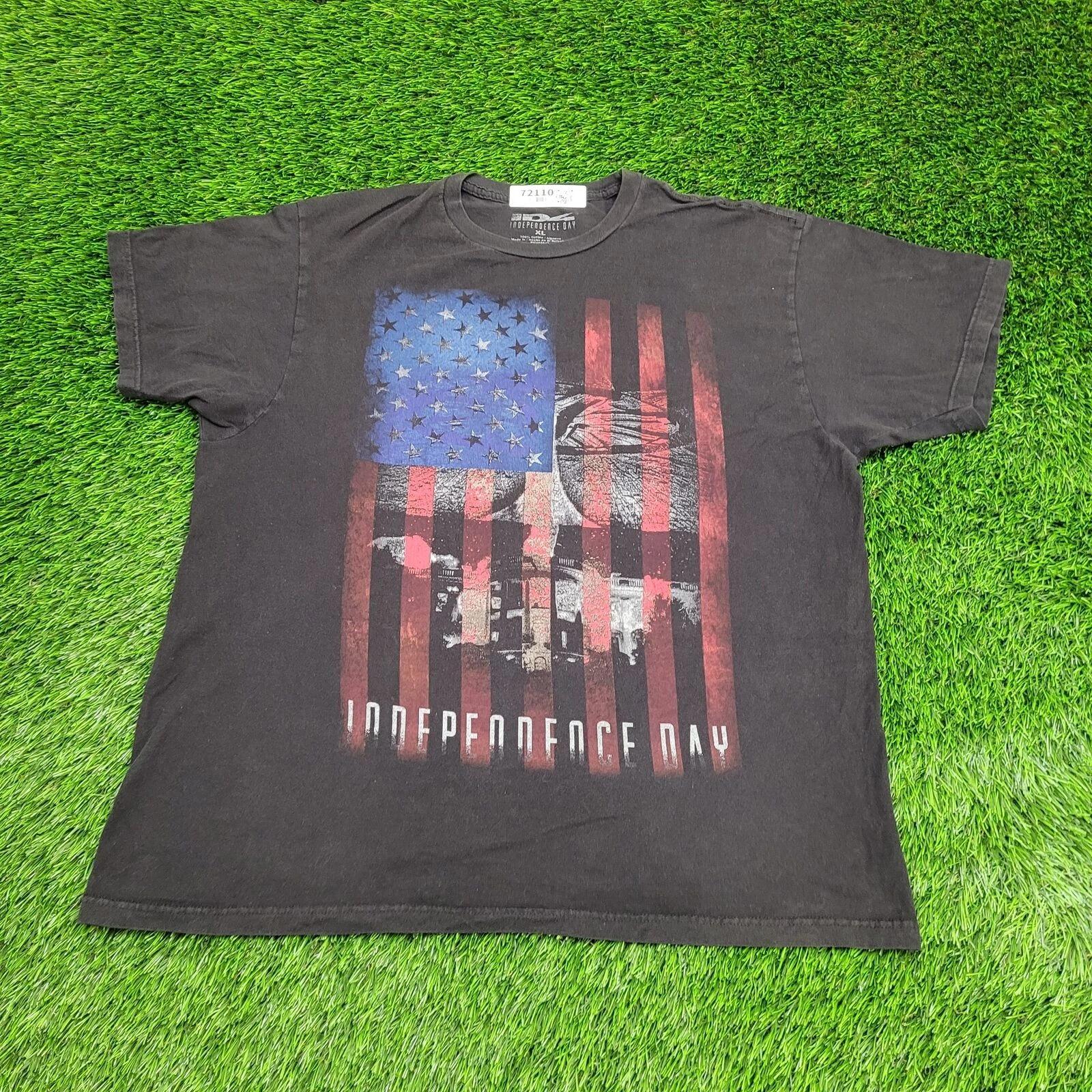 Alien Shirt XL 23x27 Black Independence-Day L