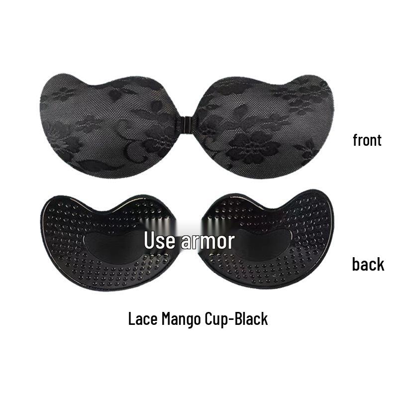 Silikonové push-up nálepky na bradavky: Bezramínková, Neviditelná Krytka Bradavek pro Malá Prsa, Ideální pro Svatební Šaty.