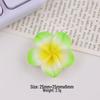 Colorful Plumeria Resin Charms: DIY Cream Glue Accessories for Crocs, Hair Clips, Earrings, Phone Cases