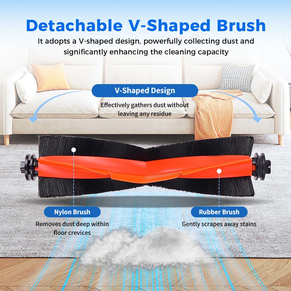 Robot Vacuum Optional Part for Xiaomi Mijia M11S/OV11CN Vacuum Side Brush Filter Dust Bag Mop Cloth Bracket Sterilization Module
