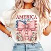 Floral 4th Of July Shirt Patriotic Feminist 4th Of July Tee T Shirt