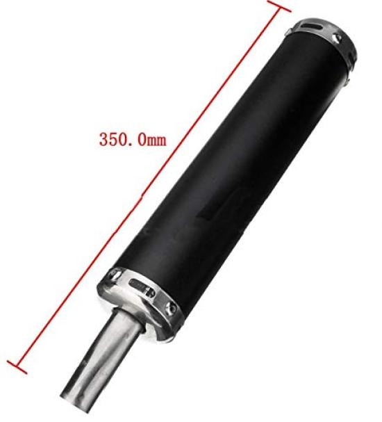 Universal Muffler Silencer Chamber for and custom and [Black] 2-stroke 4-stroke motorcycles, modifications, mopeds.