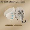 Strong Multi Functional No Drill Wall Mounted Traceless Adhesive Hooks For Bathrooms Bedroom Living Room Home