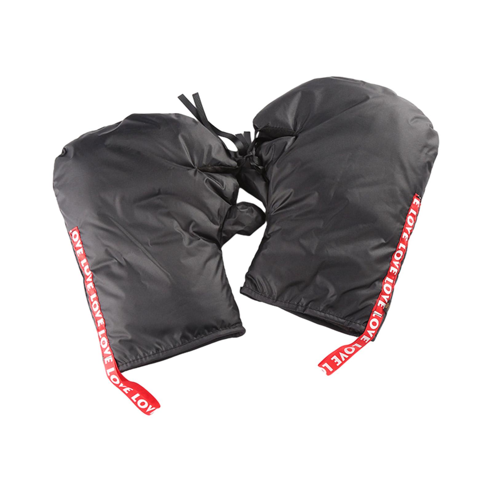 

Motorcycle Handlebar Gloves Windproof Mittens Hand Warmer Cycling Scooter Handlebar Mitts Thick Hand Warm Gloves