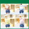 Portachiavi Peluche Winnie The Pooh con Design in Denim per Bambini e Collezionisti