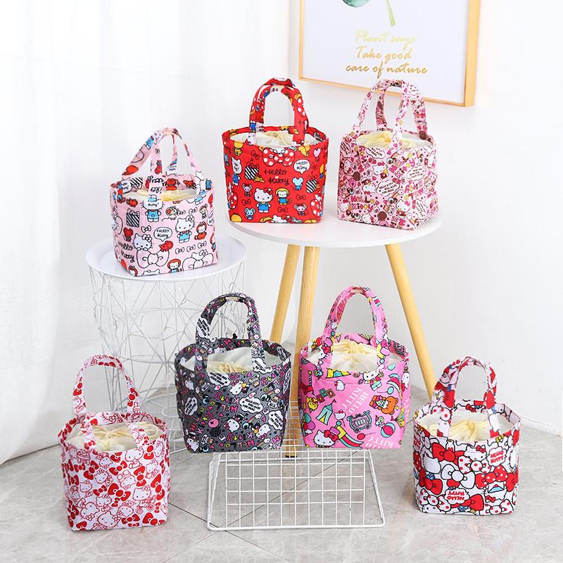 Bag Insulated Lunch With Drawstring For Outings And Picnics