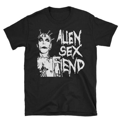 Alien Sex Fiend T-Shirt, Virgin Prunes, Christian Death, Sisters , Unisex-T-Shirt