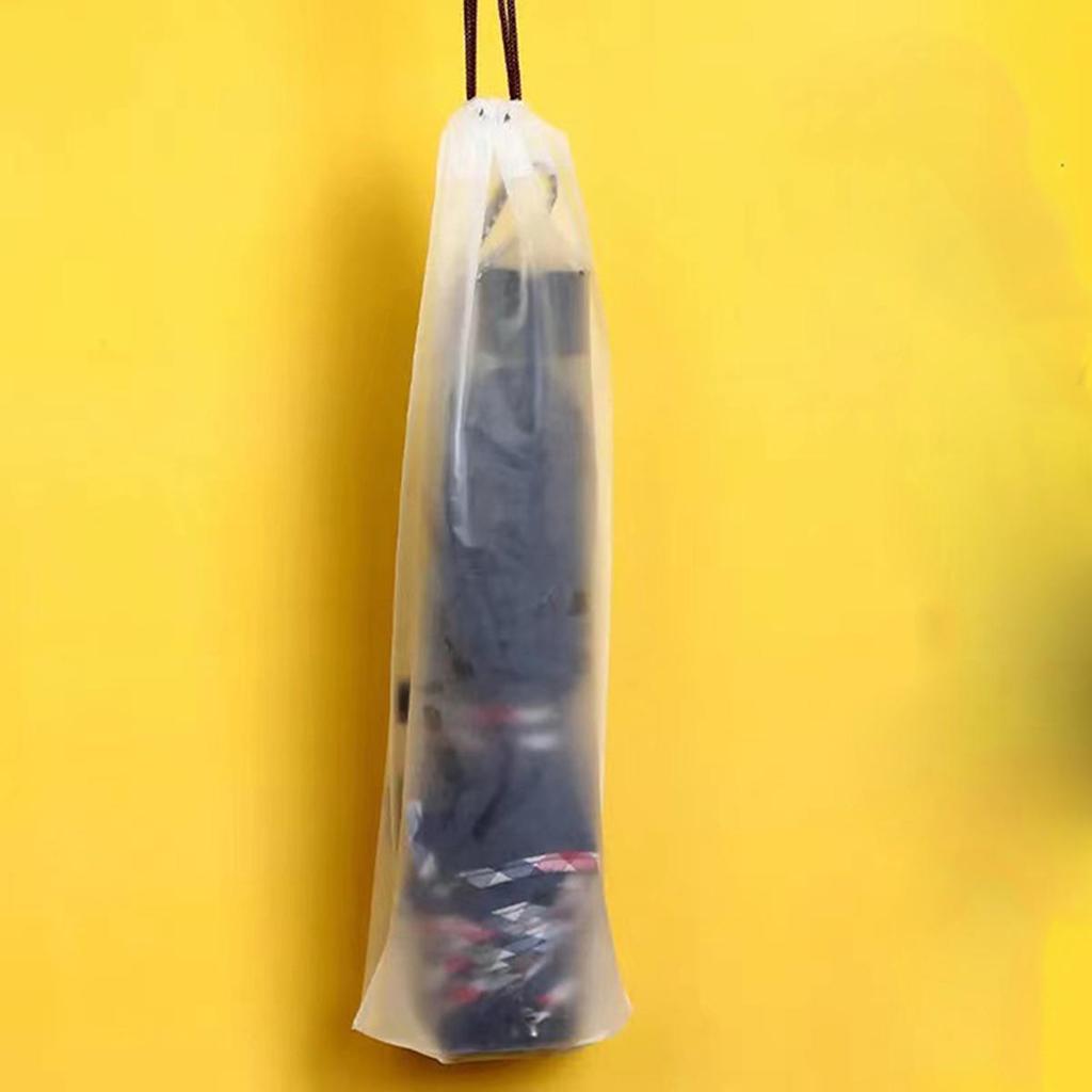 1/2/3/4/5/10PCS Wet Umbrella Covers Clear Portable Reusable Umbrella Storage Bag Waterproof Travel Umbrellas Sleeves with Drawstring