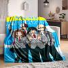Custom 1pc Midoriya's Dynamic Poses Blanket, Soft And Comfortable Blanket, Casual Warm, Camping Travel Blanket, Birthday Gift Q912104