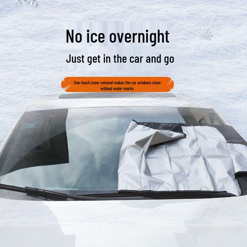 Car Windshield Snow and Sunshade Cover with Ears