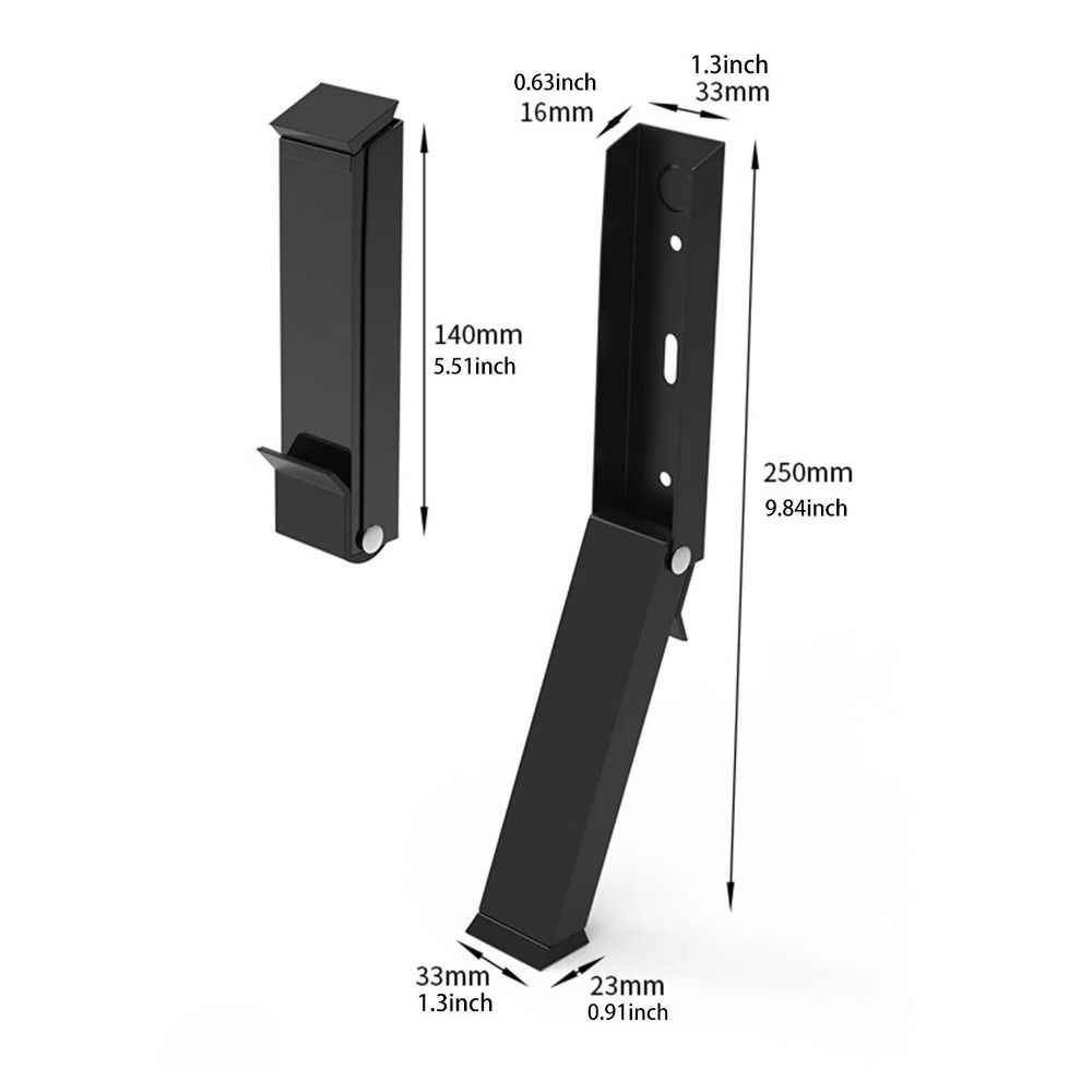 Self Adhesive Flip Door Stopper Kick Down Door Stop Folding Foot Pedal Door Positioner  Home