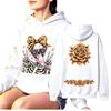 Fashion Women's Hoodie Fun Skull Girl Flower Printing Loose Fashion Pullover Autumn Clothing Vintage Men Women Tops Sweatshirts