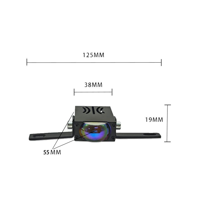 2PCS Universal Car Front LED Grille Light Auxiliary Daytime Running Medium Grille Lamp Auto Decorative Lights For Off Road Truck SUV