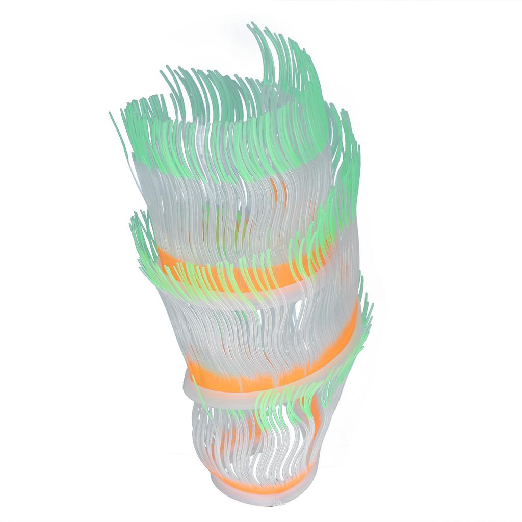 Artificial Anemone Coral Silicone Simulation Water Plant Aquarium Fish Tank Decoration M