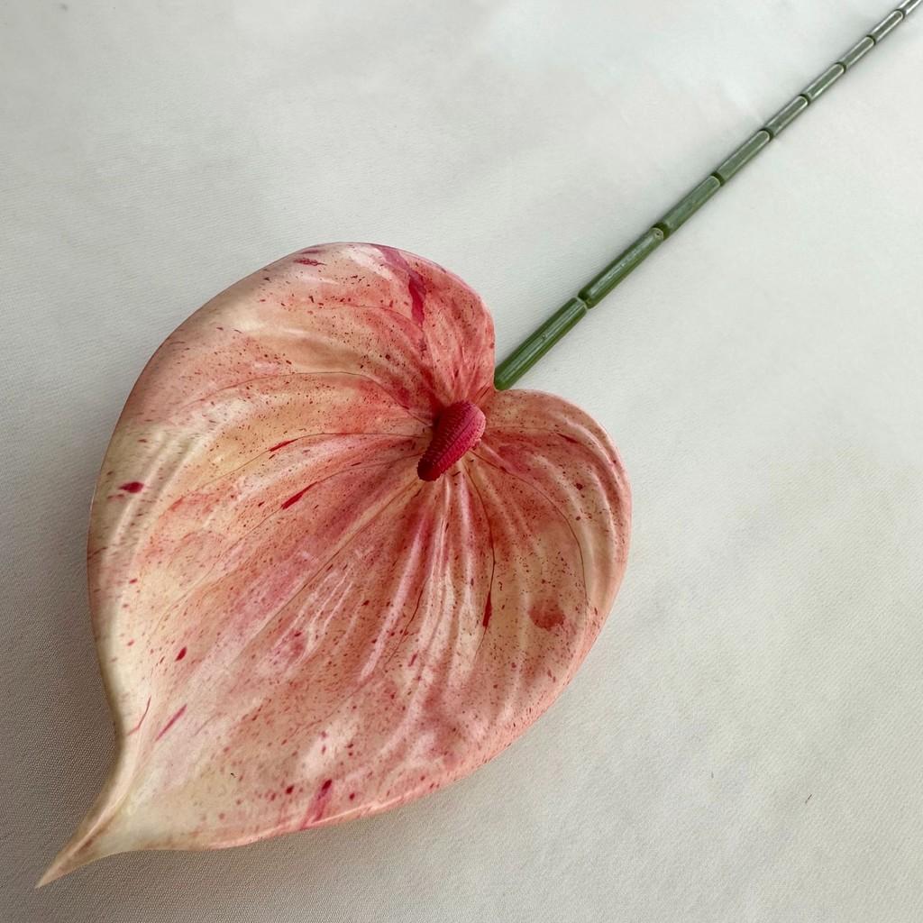 Plants Anthurium Simulated Wedding Hotel Restaurant Decoration Desktop Ornament