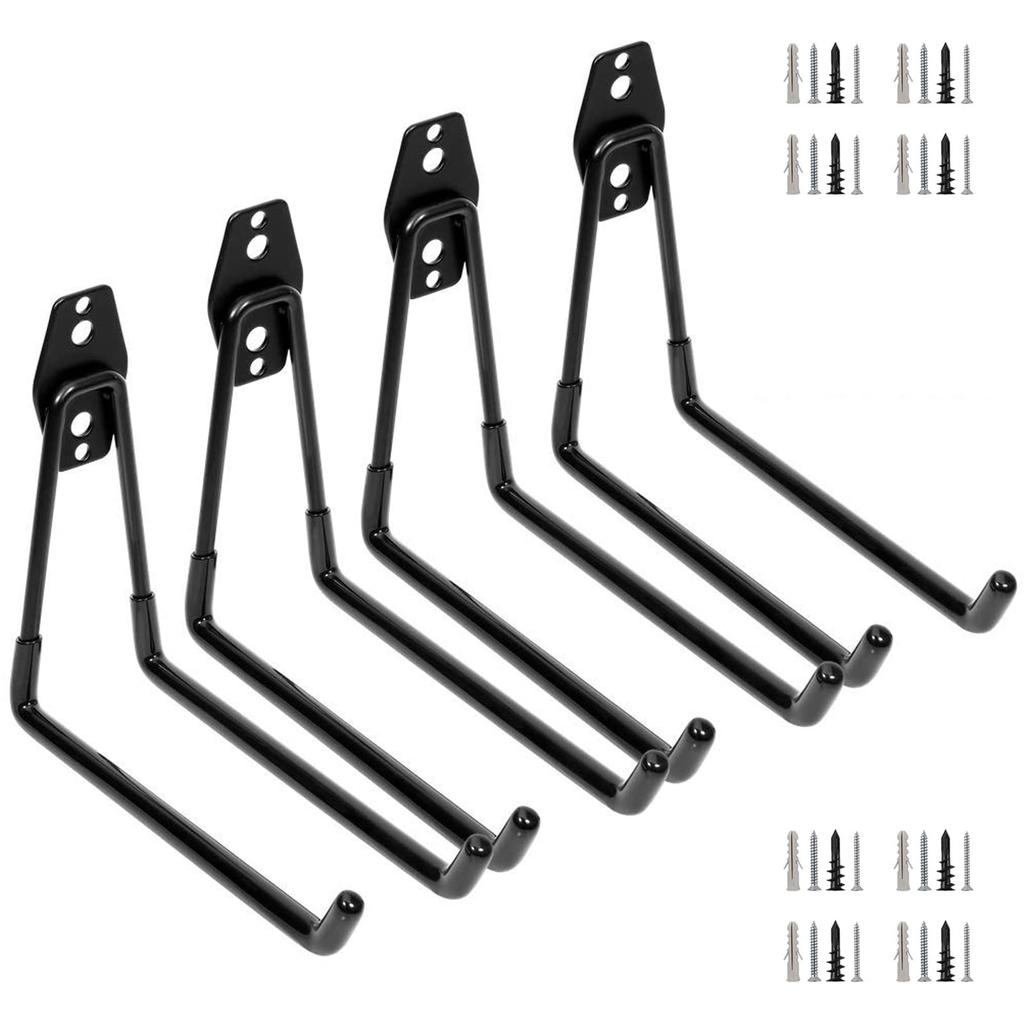 Namioka Ground Garage Warehouse Tool Iron Plate Corrugated Sheet Black Suit Wall-Mounted L-Shaped Hook, Hook, Hardware, Shed, Storage, Concrete,