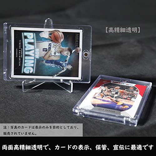 Set of 6 Magnetic Card Loaders for Trading Card Display, Pok?mon Cards, Yu-Gi-Oh Cards, and More. Transparent, Double-Sided Clear Trading Card Storage