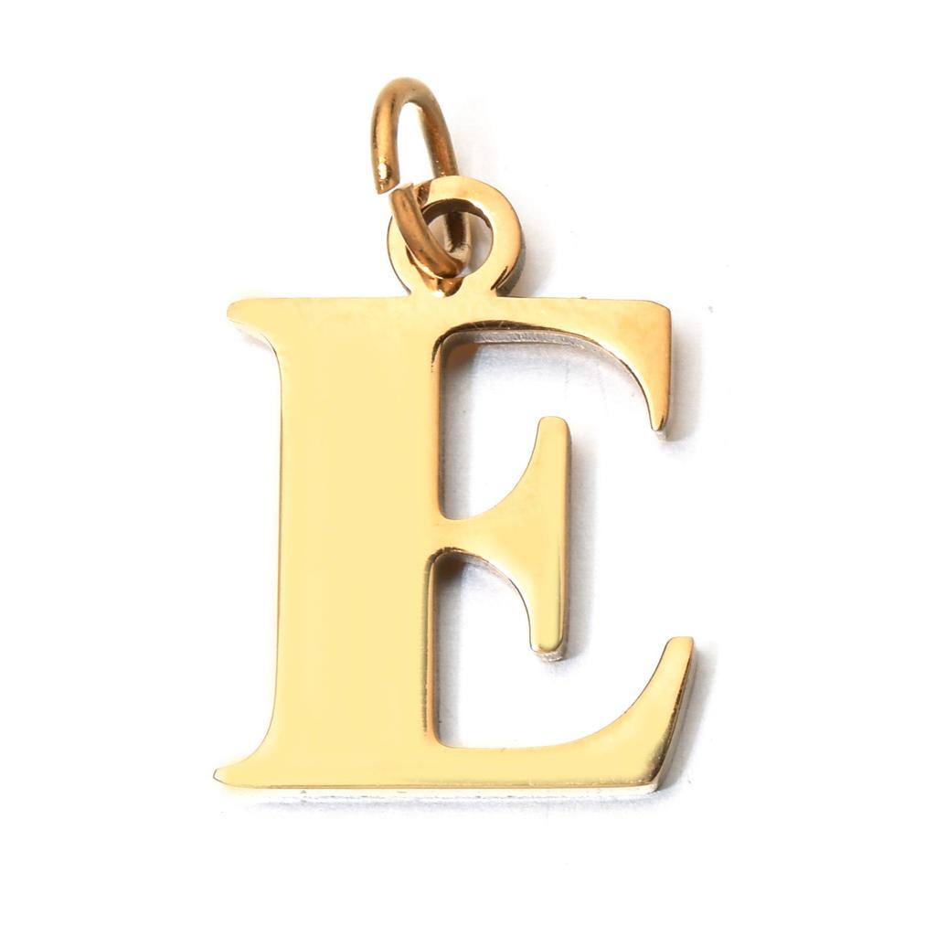 Handmade Stainless Steel English Letter Pendant - Non-Fading Charm