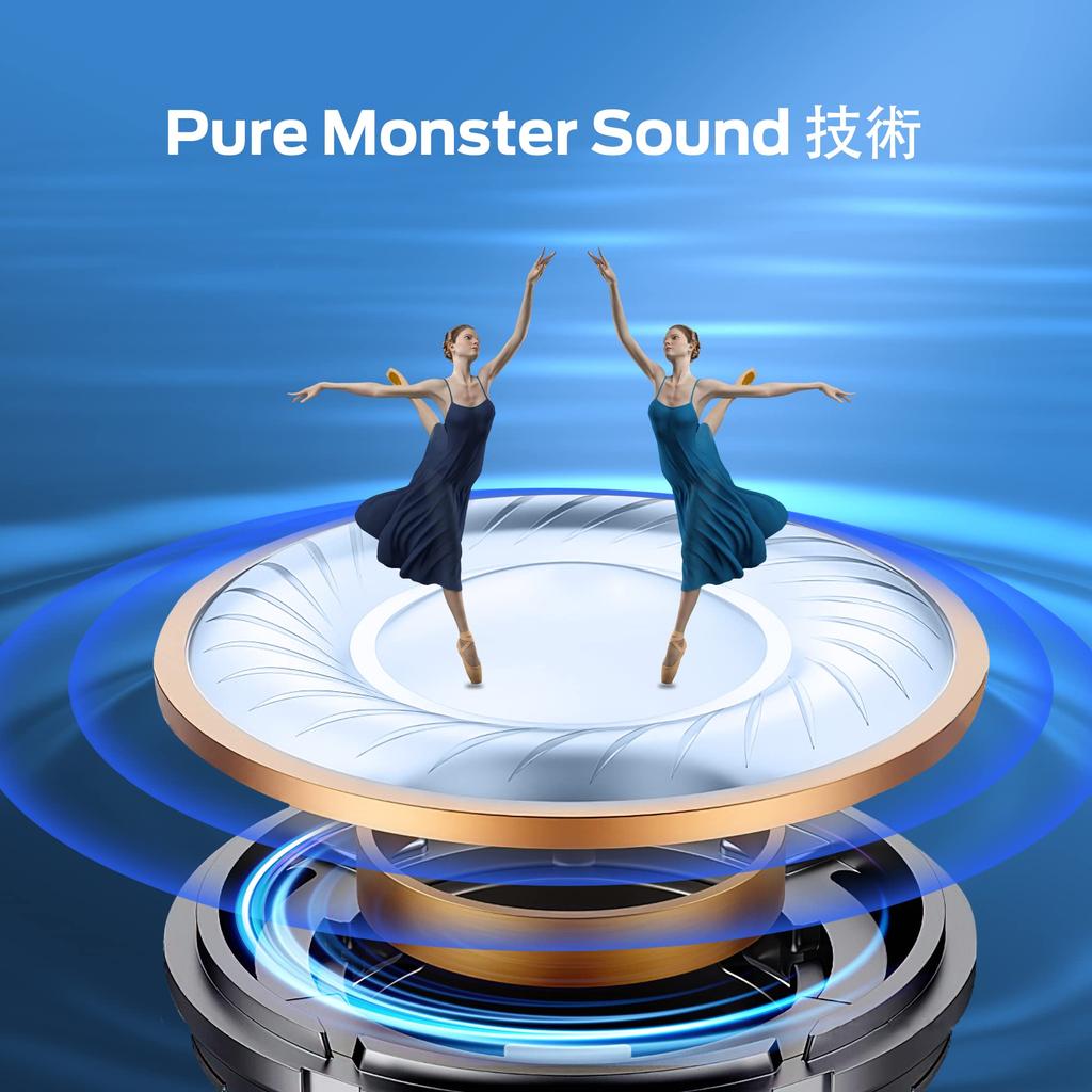 Latest Air Conduction Wireless Earphones Monster Air Conduction Earphones Open Ear Earphones Sound Quality 8 Hours of Continuous Use Conduction