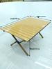 Portable Folding Aluminum Camping Table with Storage Bag and Chairs