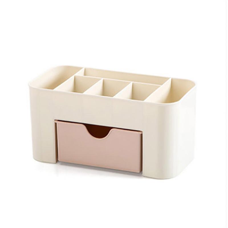 Double Layer Plastic Makeup Organizers Storage Box Cosmetic Drawers Jewelry Display Box Case Desktop Container Boxes Organizer
