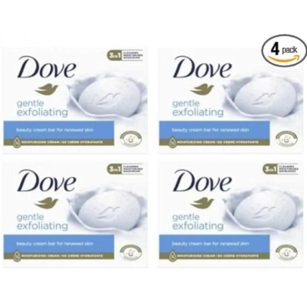 Мыло-скраб Dove Gentle Exfoliating 90 г x 4