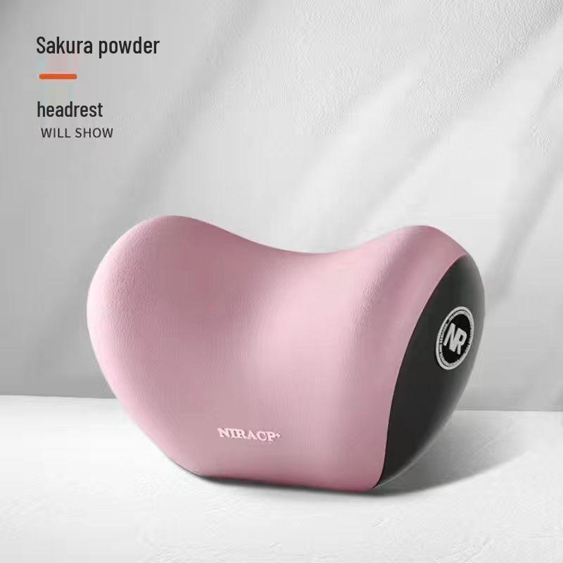 Car Headrest Memory Foam Lumbar & Neck Support Cushion - Universal All-Season Driving Backrest Pad