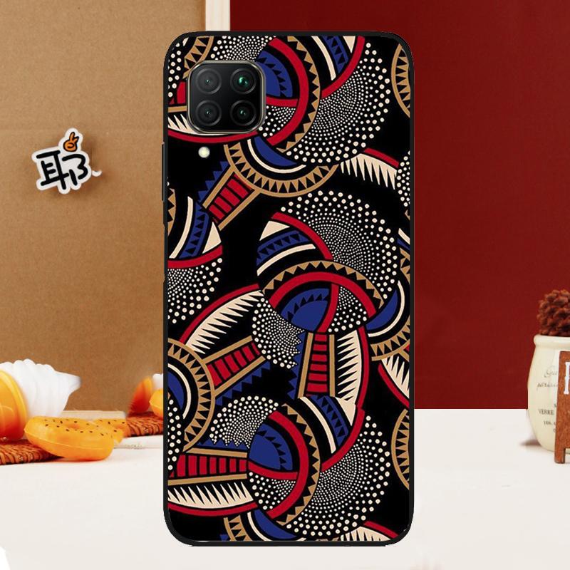 

African Wax Fabic For Huawei Nova Y91 Y61 Y60 Y70 Y72 Y73 Y90 12i 11i 3i 7i 8i 9 10 SE P20 P40 P30 Lite Case Huawei Nova 8i