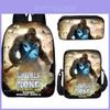 Godzilla Vs Kong Kids Backpack Set With Breathable Oxford Fabric For School Use