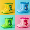 Pig Daddy Kids' Lightweight Waterproof Rain Boots with Soft Cotton Lining – Unisex for Toddlers and Preschoolers.