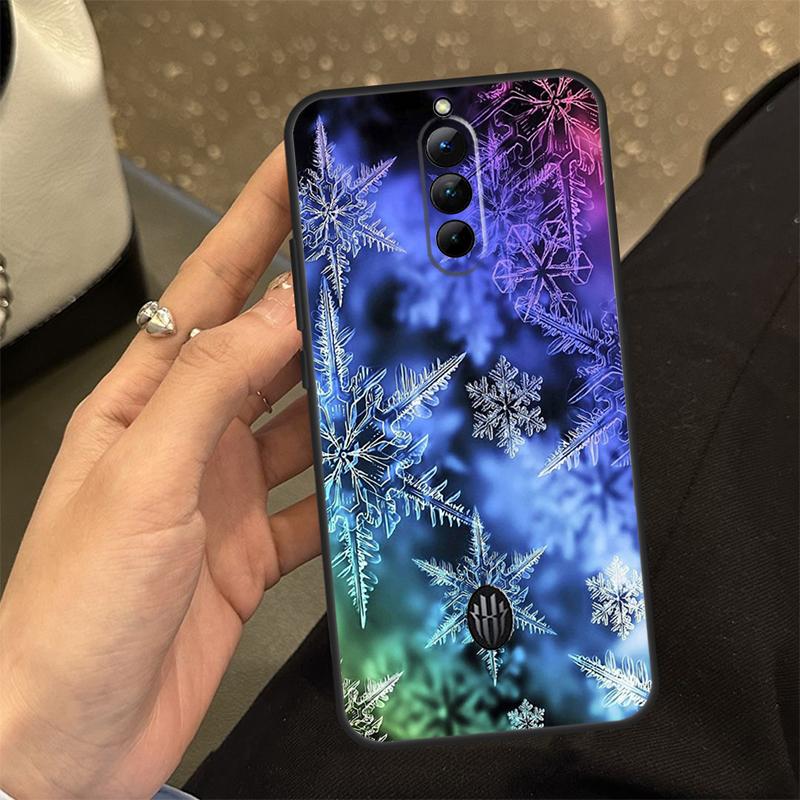 Snow Snowflake Winter Case For ZTE Nubia RedMagic 6 7 6S 7S Pro 6R RedMagic 10 Air 9 8 8S 9S 10S 11 Pro Plus Cover