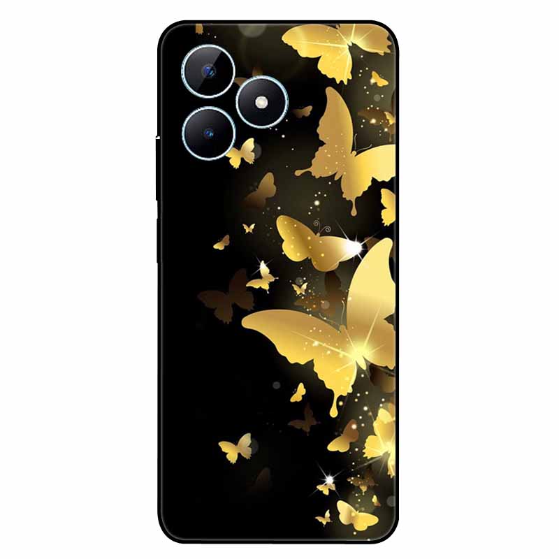 Funda For Realme Note 50 Case Silicone Soft Shockproof Cartoon TPU Phone Shell For Realme Note50 Cover Painted Cute Coque Note50