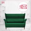 Sofa Wing Sofa Zoja Scandinavian Non-folding Family Meble Green But