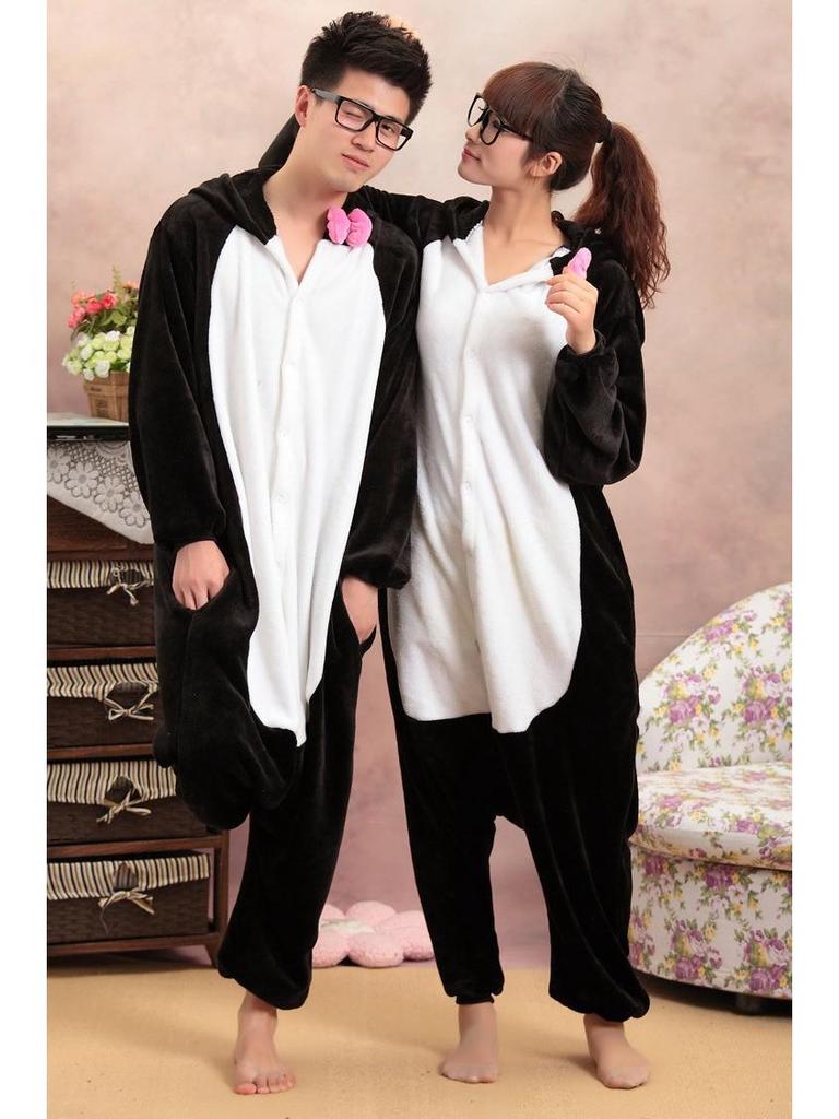 Adult Cartoon Red Dinosaur Flannel Onesie Pajamas for Autumn/Winter
