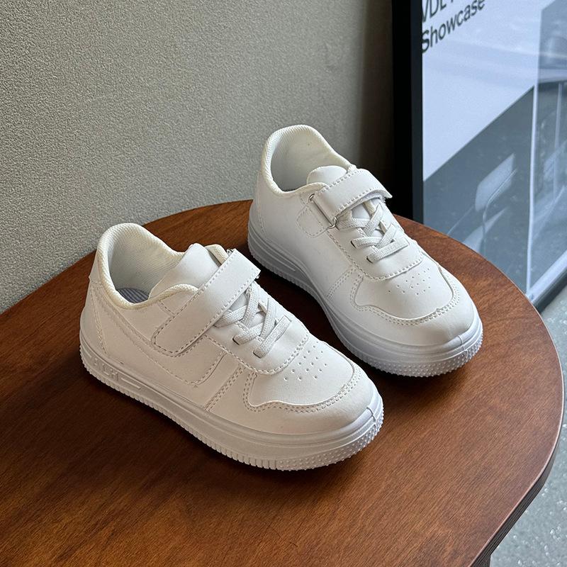 Children's Little White Shoes Single Net Summer New Children's Shoes Pure White School Activity Shoes Boys and Girls Net Shoes